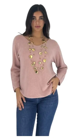 Carmen pink top