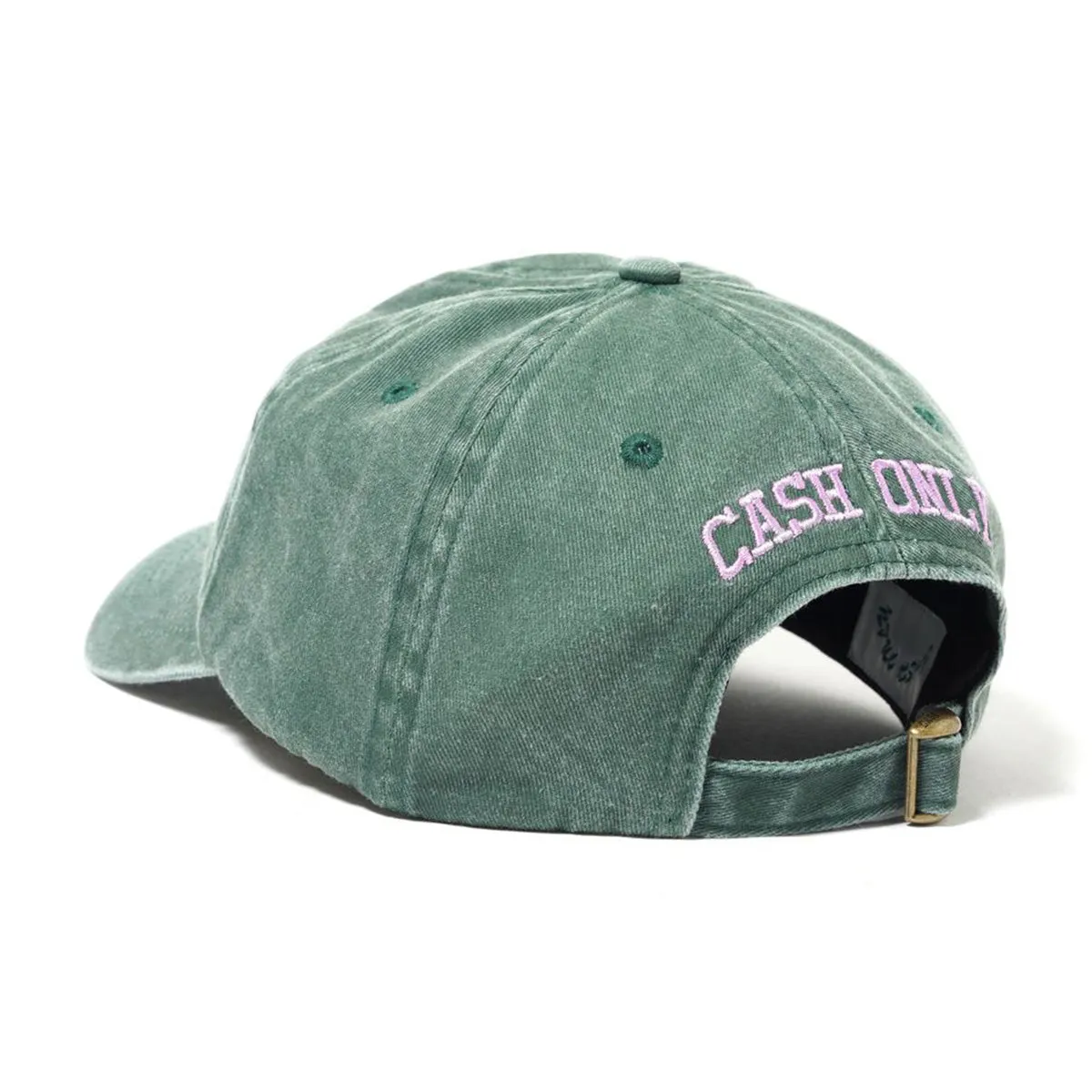 Cash Only - Campus 6 Panel Cap Washed Forest