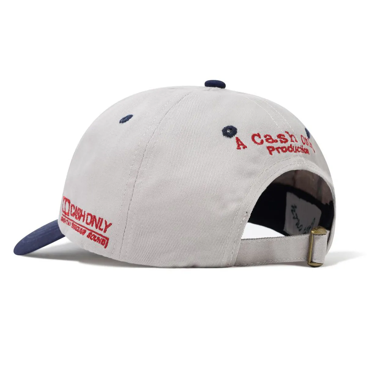 Cash Only - Home Video 6 Panel Cap Light Grey