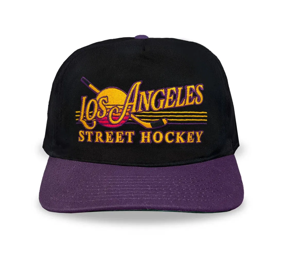 Celly Hockey Los Angeles Street Hockey Snapback Hat - Black