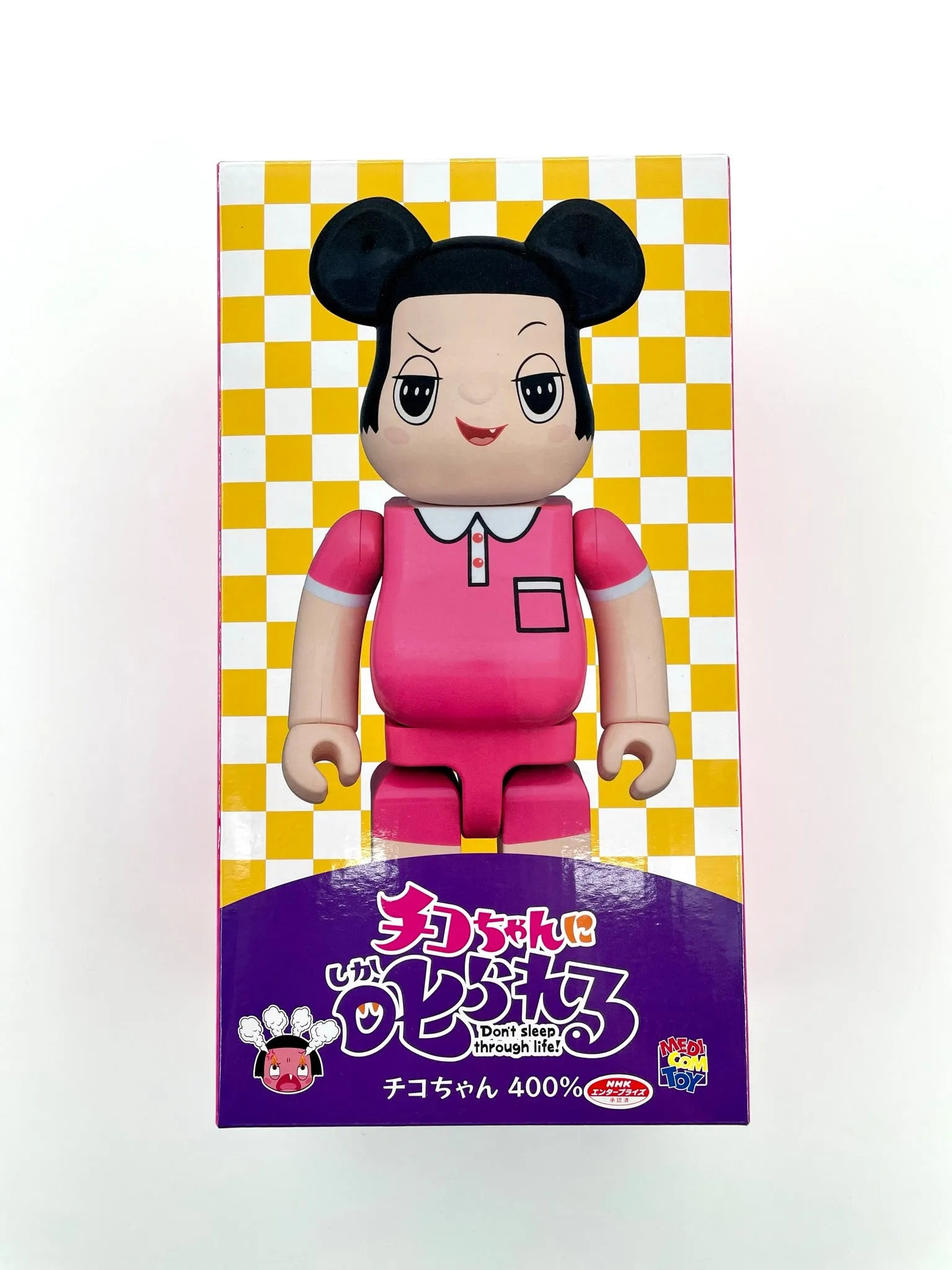 CHICO CHAN x BE@RBRICK (Pink) 400% Art Figure