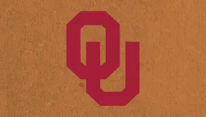 Coir Mat, 16"x28", University of Oklahoma,2rm974usa