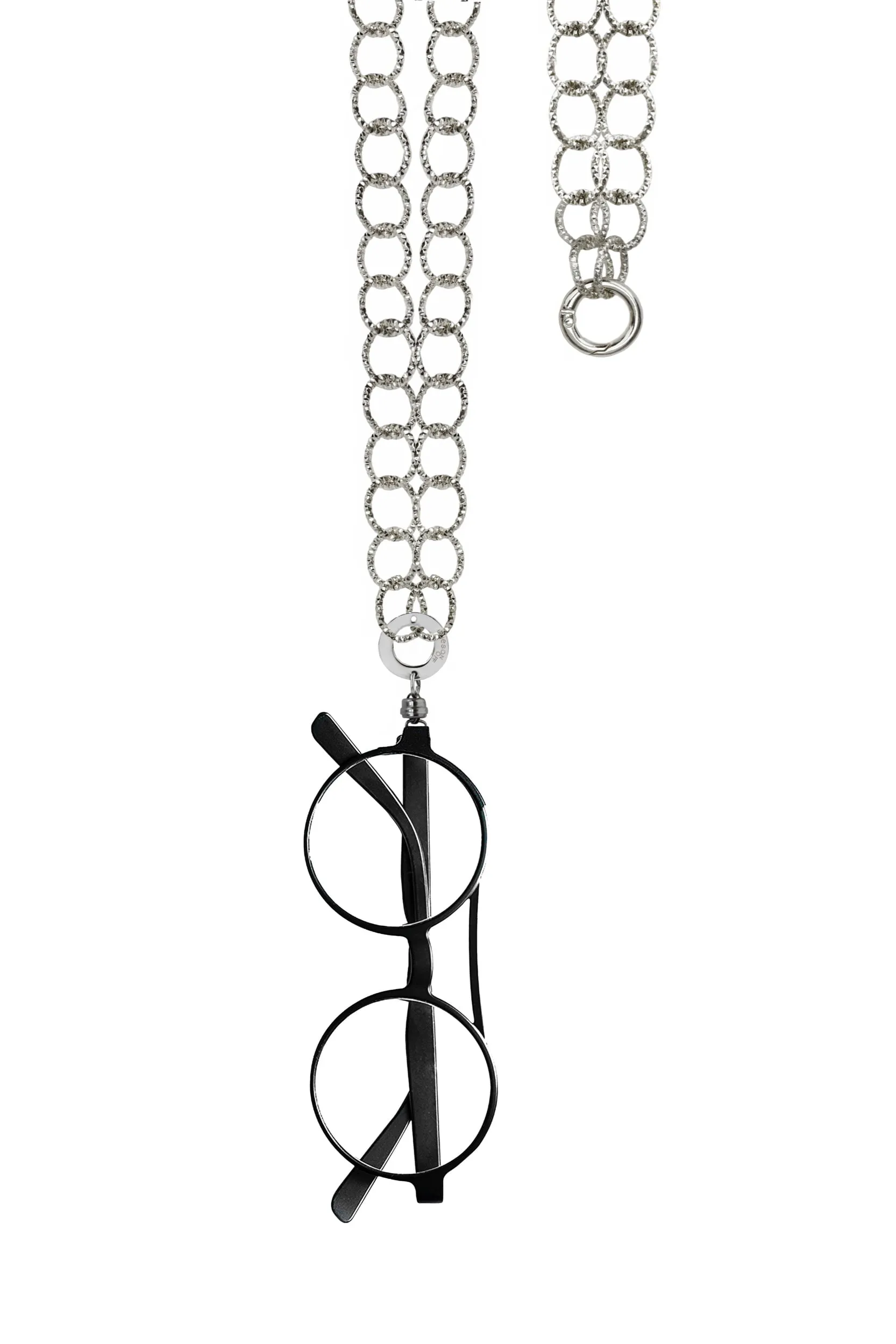 Collana per Occhiali Hoola Hoop con Magnete Argento