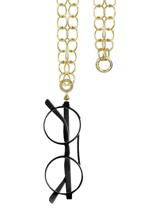 Collana per Occhiali Hoola Hoop con Magnete Oro