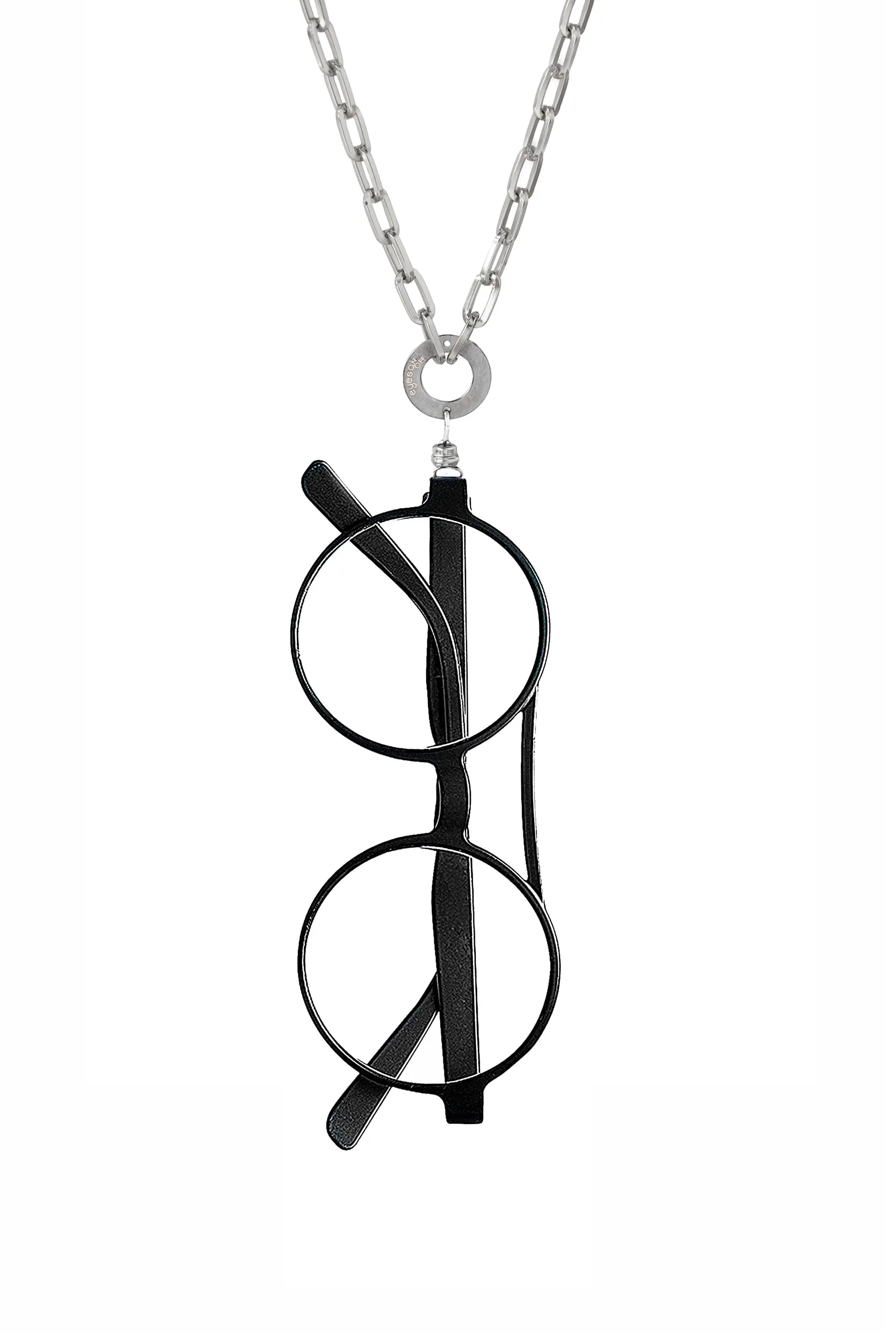 Collana per Occhiali Mini Deco con Magnete Argento