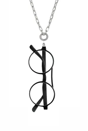 Collana per Occhiali Mini Deco con Magnete Argento