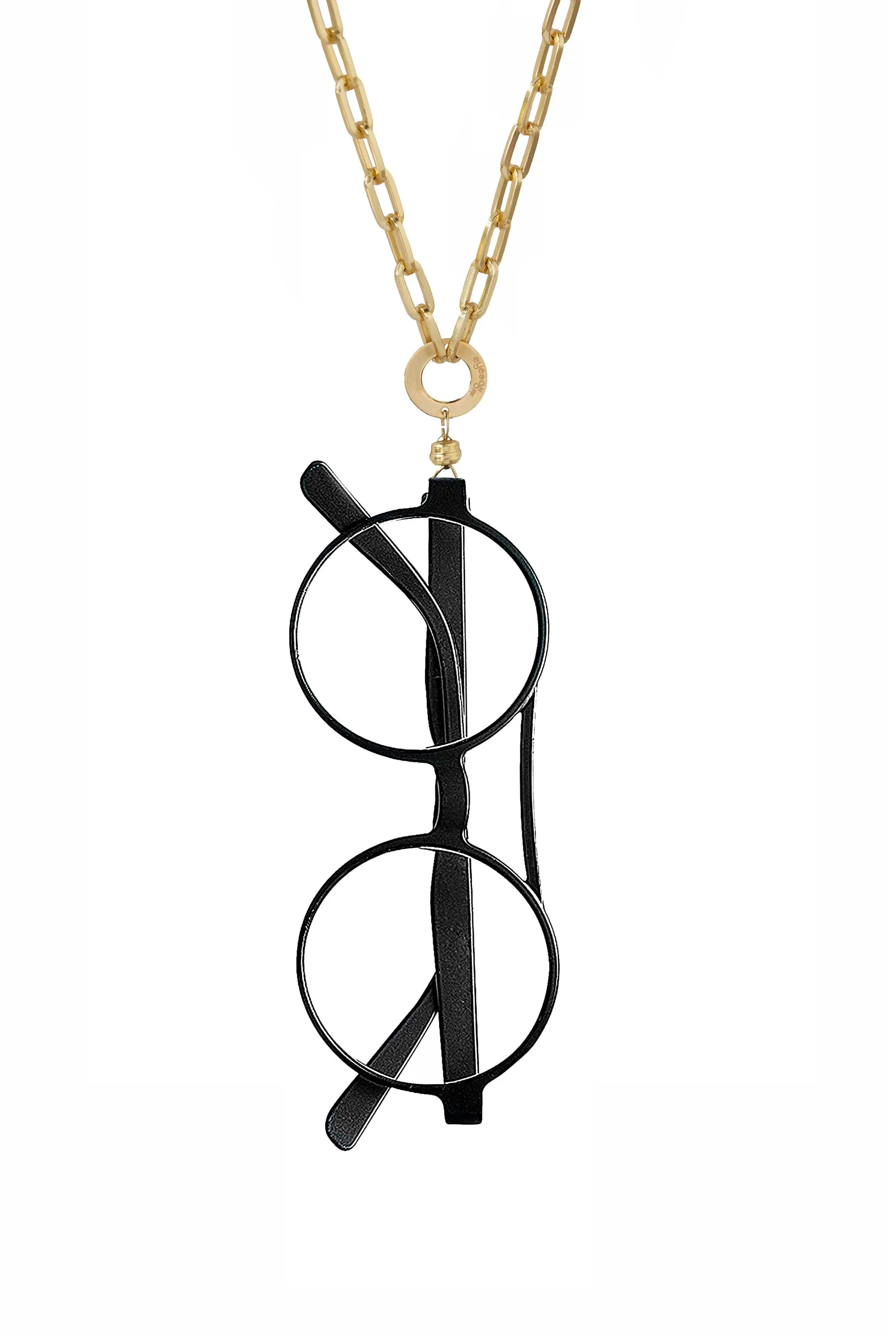 Collana per Occhiali Mini Deco con Magnete Oro