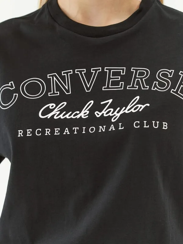 CONVERSE RETRO CHUCK CROPPED TEE