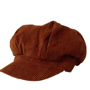 Corduroy Newsboy Cap