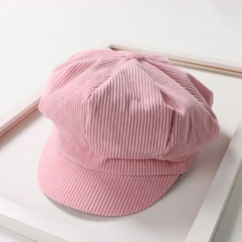 Corduroy Newsboy Cap