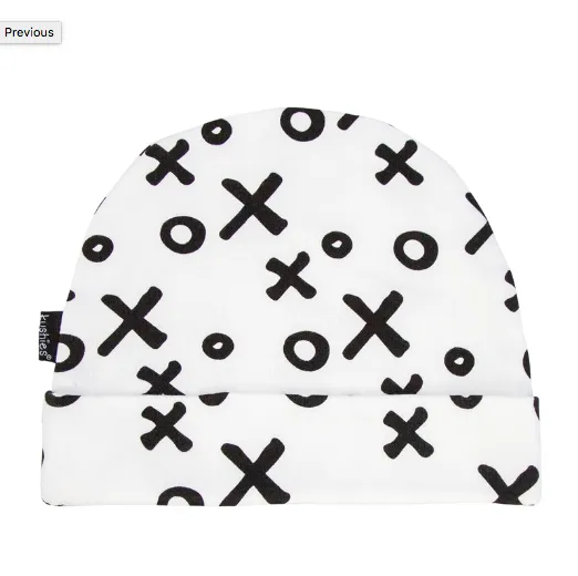 Cotton Baby Cap- XO