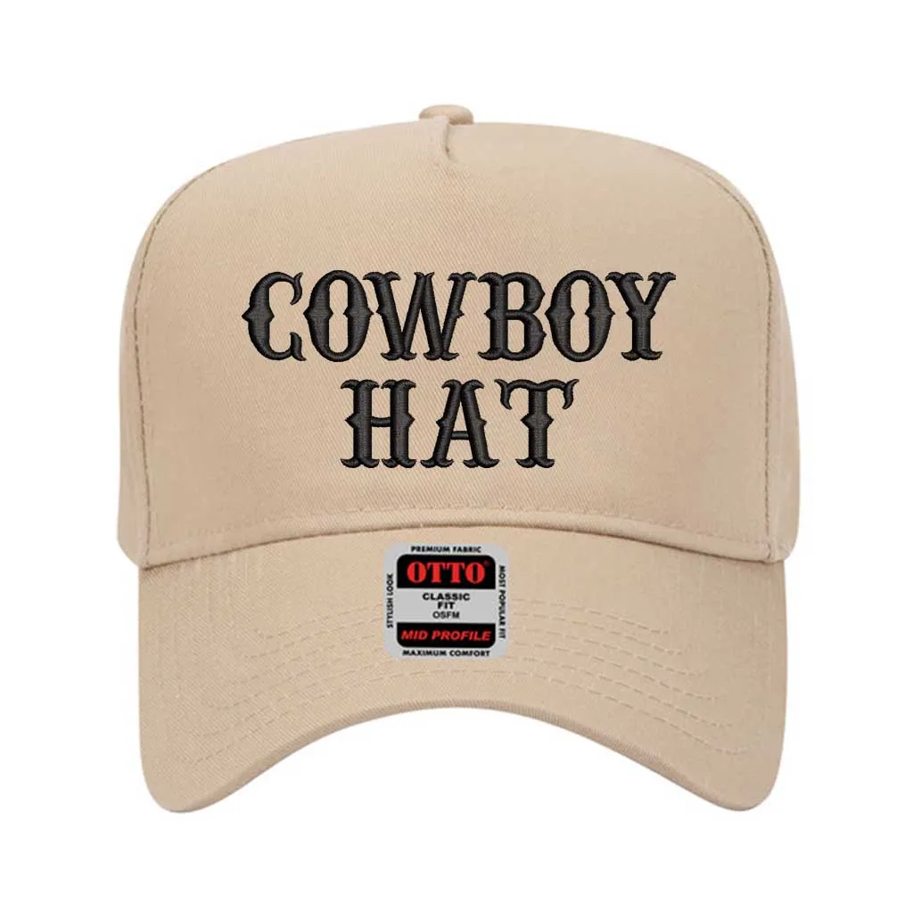 Cowboy Hat 5 Panel Baseball Hat