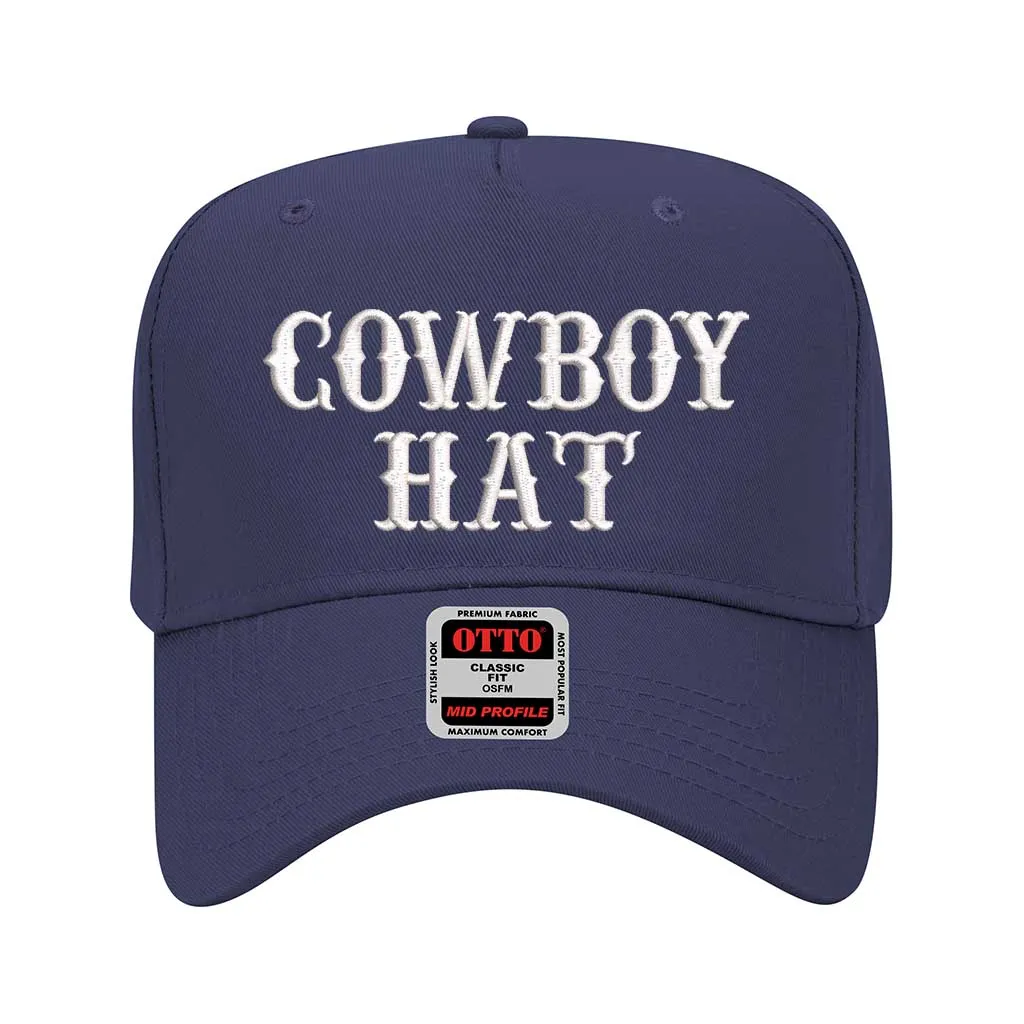 Cowboy Hat 5 Panel Baseball Hat