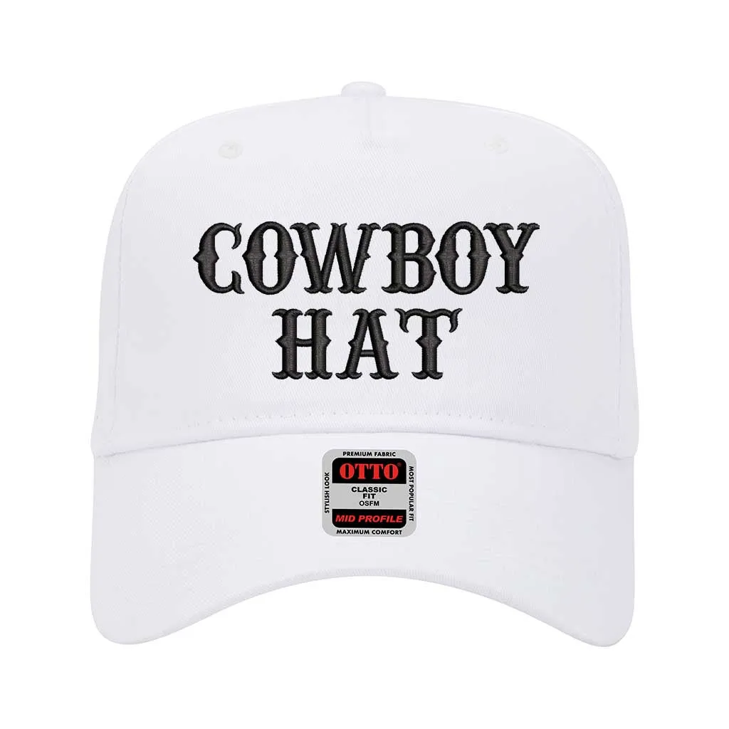 Cowboy Hat 5 Panel Baseball Hat