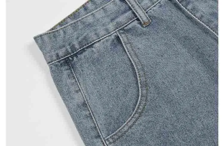 Cross patch jeans-D673 | Inspanda