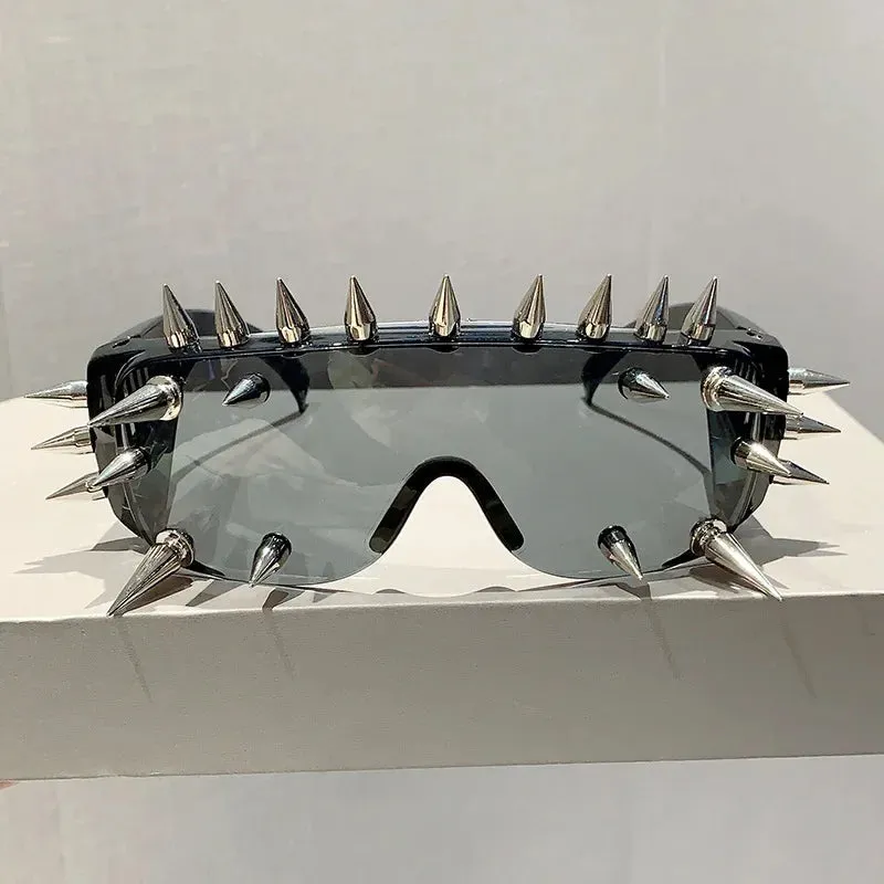 Cyberpunk Demon Metal Rivet Sunglasses
