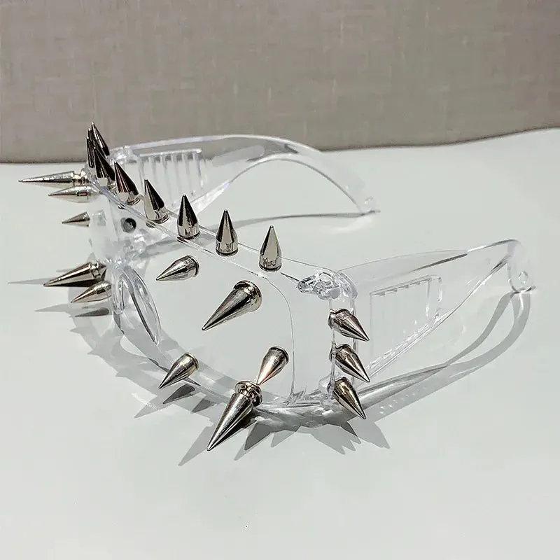 Cyberpunk Demon Metal Rivet Sunglasses