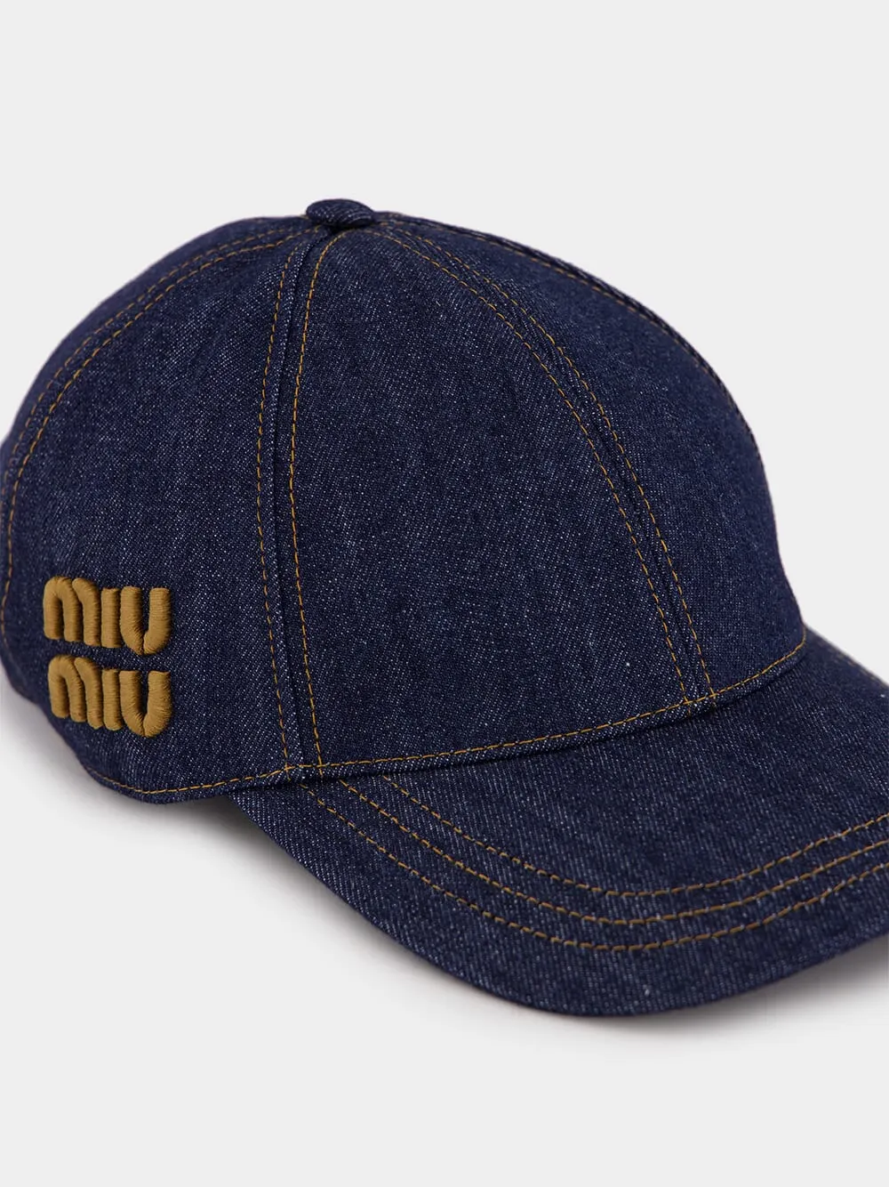 Denim Logo Baseball Cap