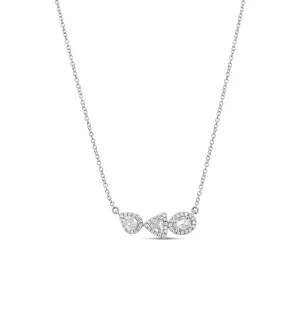 Diamond Rose Cut Mixed Necklace
