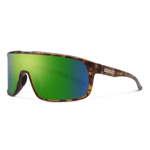 Double Up - Matte Tortoise   Polarized Green Mirror Lens