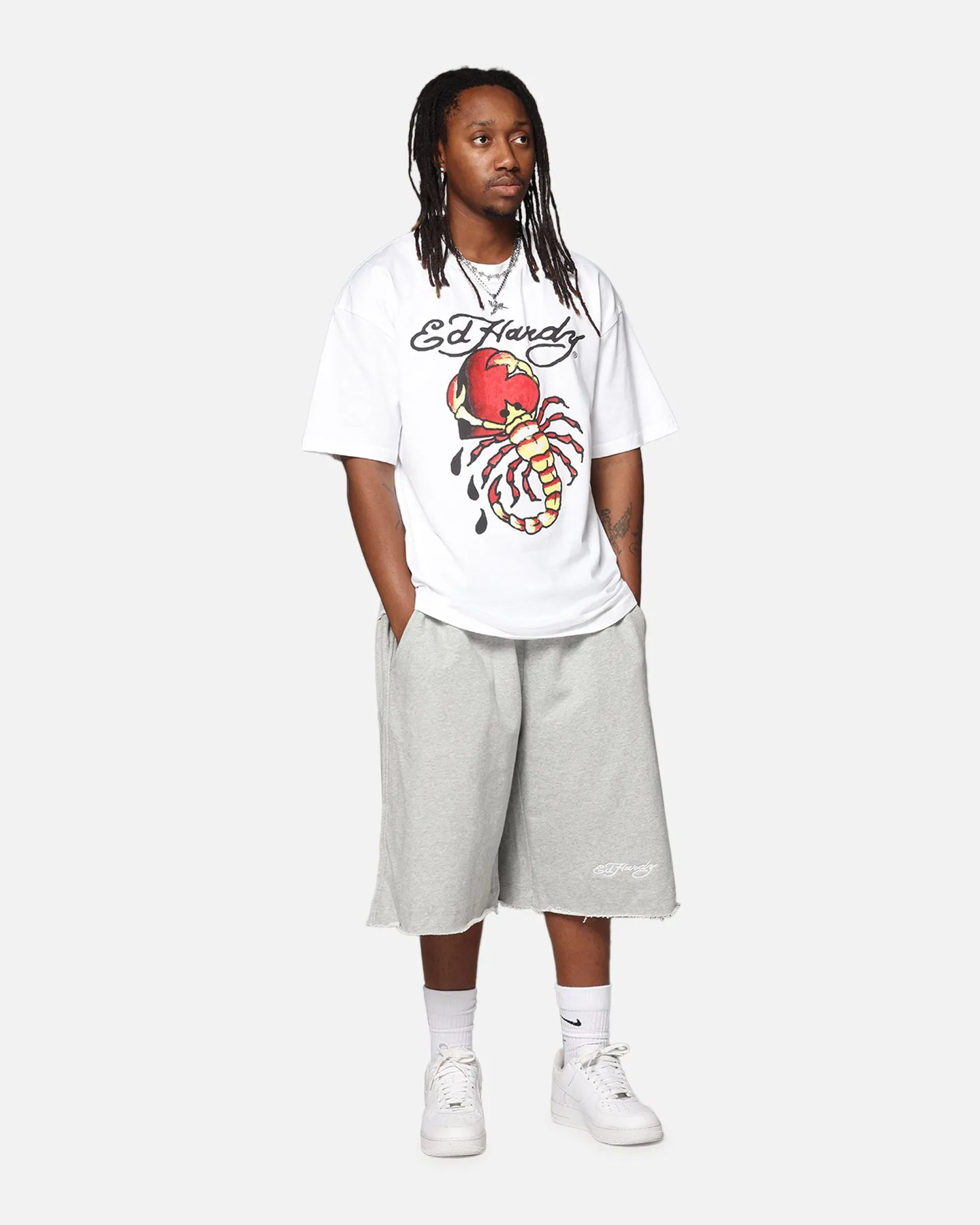 Ed Hardy Scorpion T-Shirt White