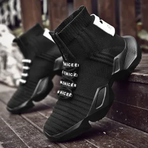 Elastic Trend High-Top Shoes Sports Socks Shoes