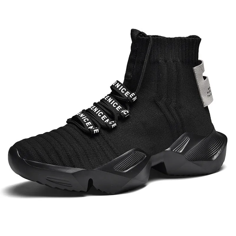 Elastic Trend High-Top Shoes Sports Socks Shoes