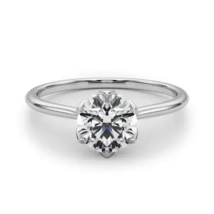 Esme Round Diamond Solitaire Engagement Ring