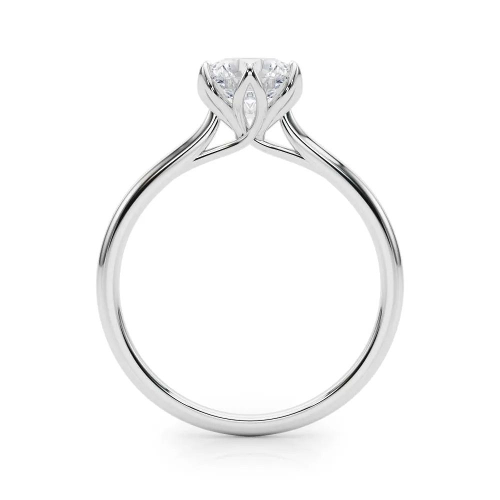 Esme Round Diamond Solitaire Engagement Ring