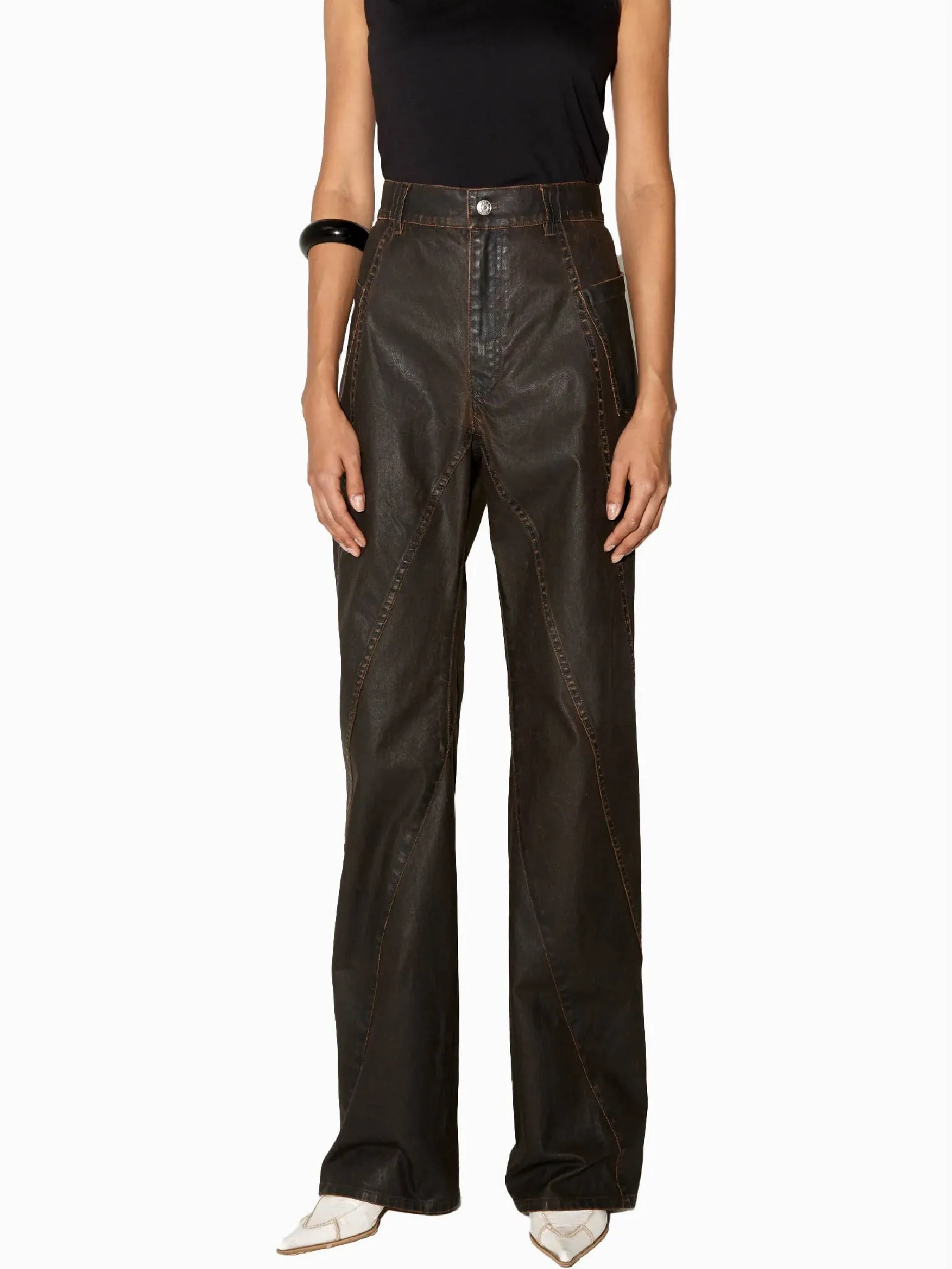 FACON JACMIN Palerma Pants Brown Wax