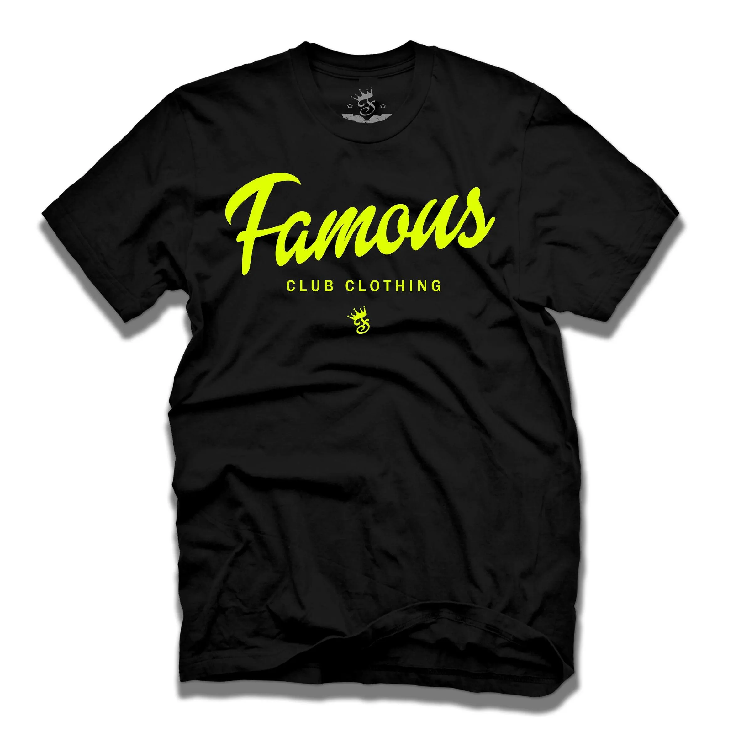 FAMOUS SCRIPT T-SHIRT (BLK/WHT)