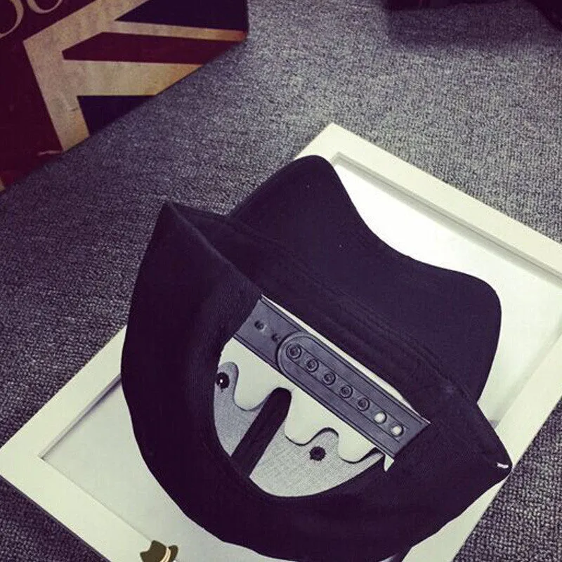 Fashion Letter Solid Ajustable Snapback baseball Cap
