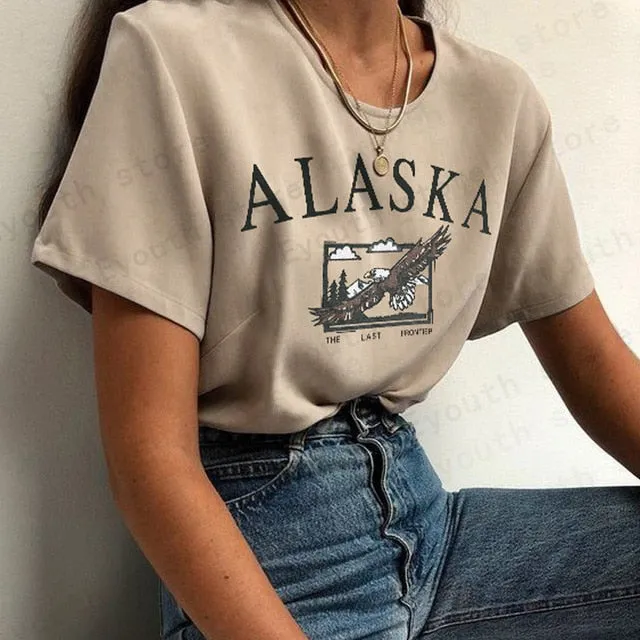 Fashion women's cotton Stand collar half zipper letter printing long sleeve sweatshirts Vintage Grey casual loose sweatshirt