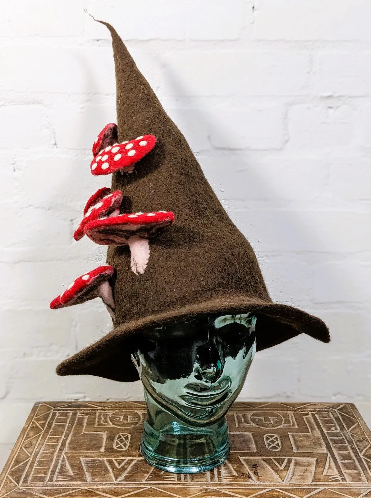 Felt Fungi Tree Pointed Hat