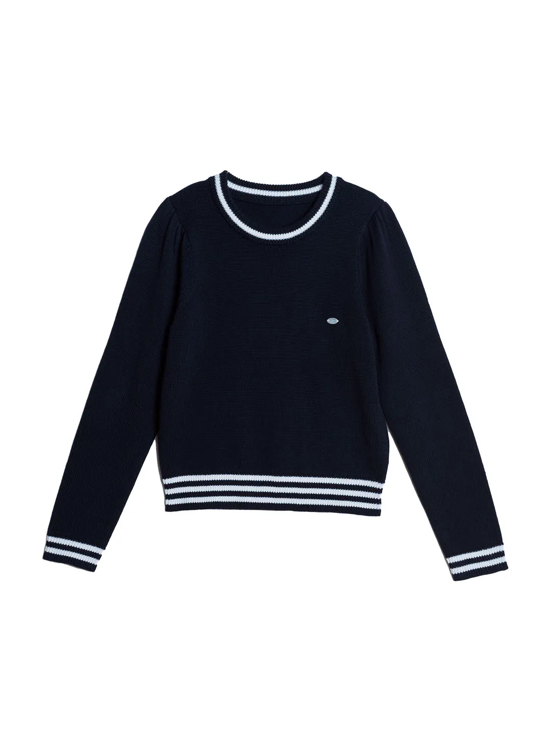 【Final Sale】Addilynn Classic Vintage Striped Contrast Sweater