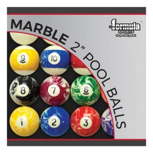 Formula Sports Marble 2 Inch Pool Balls