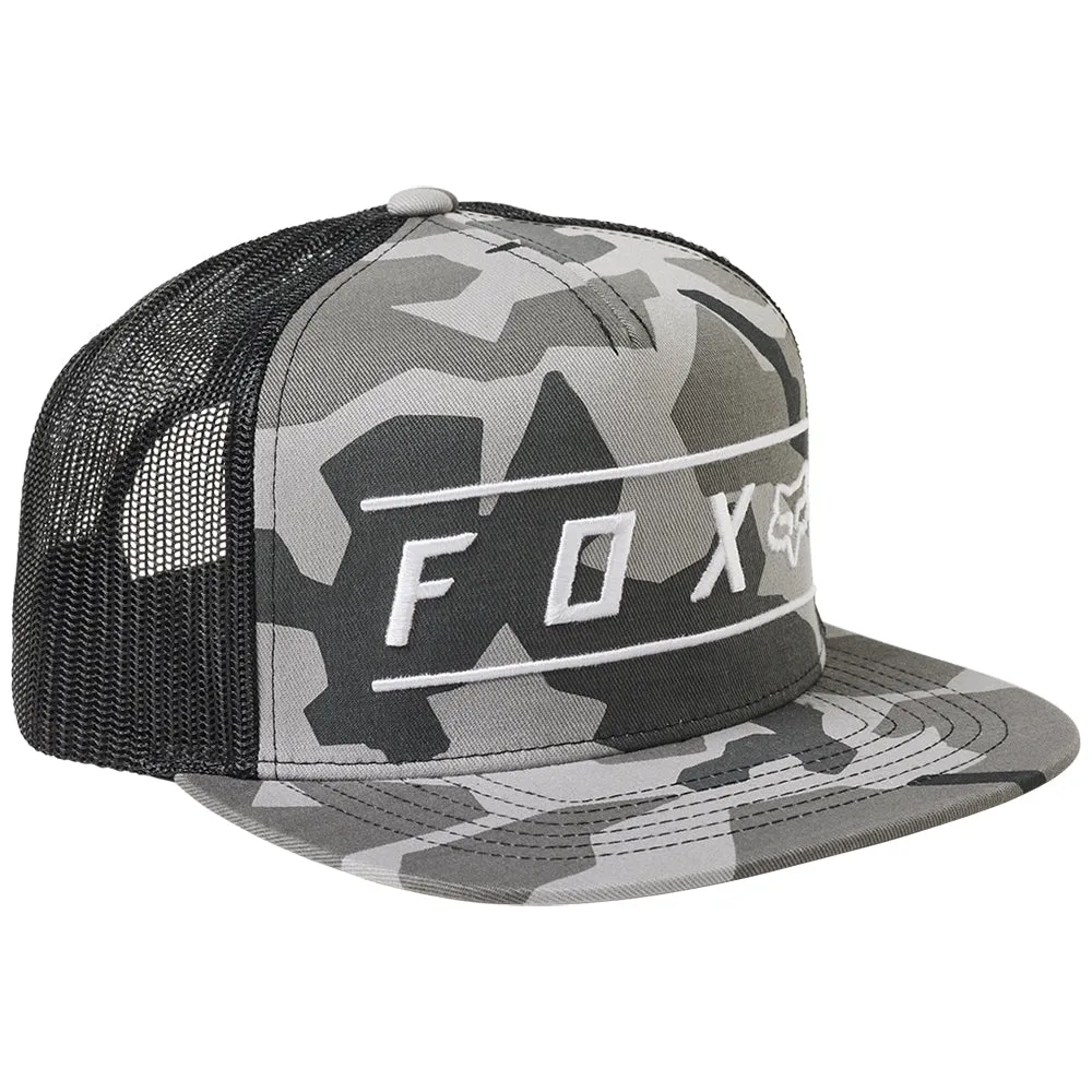 FOX PINNACLE MESH SNAPBACK HAT [BLACK CAMO] OS