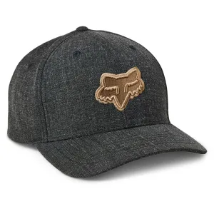 FOX TRANSITION FLEXFIT HAT [HEATHER BLACK]