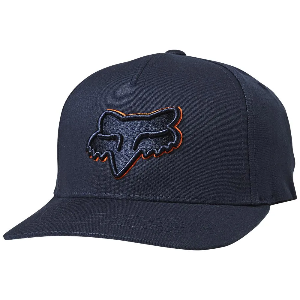FOX YOUTH EPICYCLE 110 SNAPBACK HAT [NAVY/ORANGE]