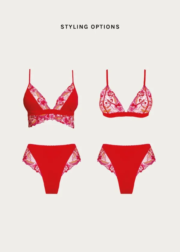 Full Bloom High Waist Thong