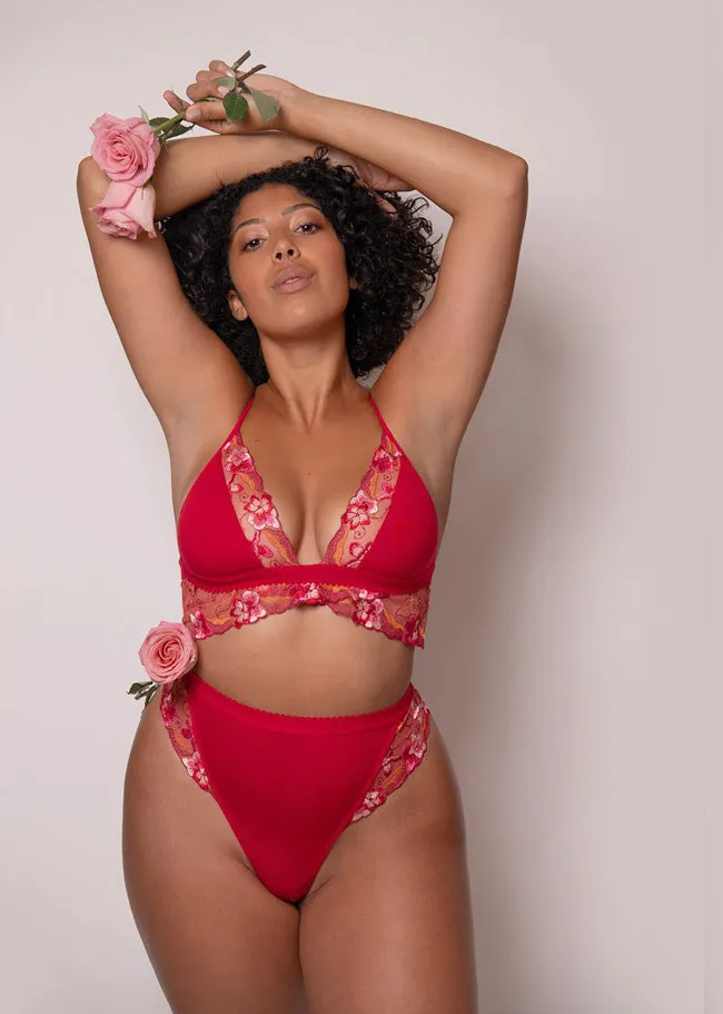 Full Bloom High Waist Thong