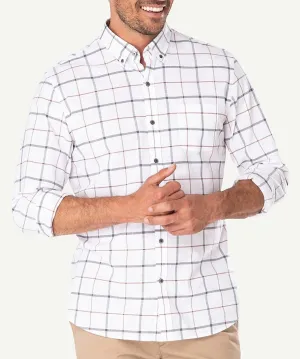 Gazman Casual Dobby Check Shirt