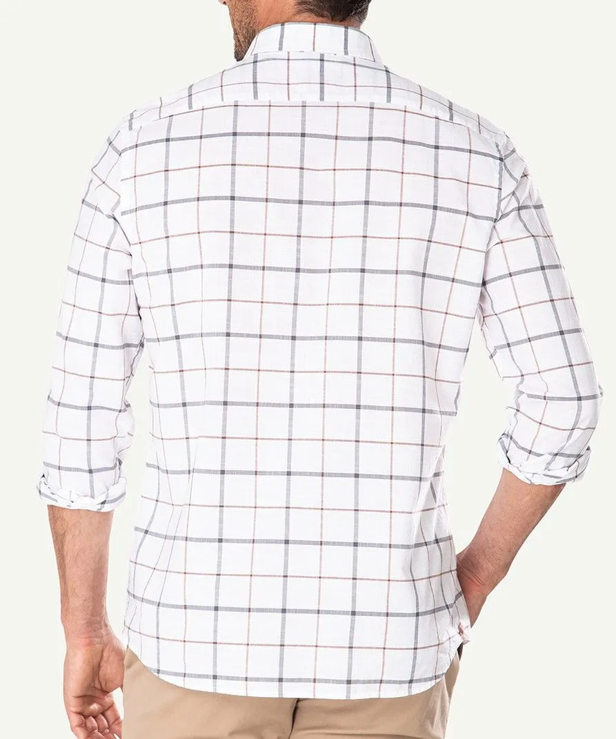 Gazman Casual Dobby Check Shirt