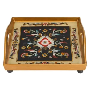 Gemstone Black 12 Square Tray