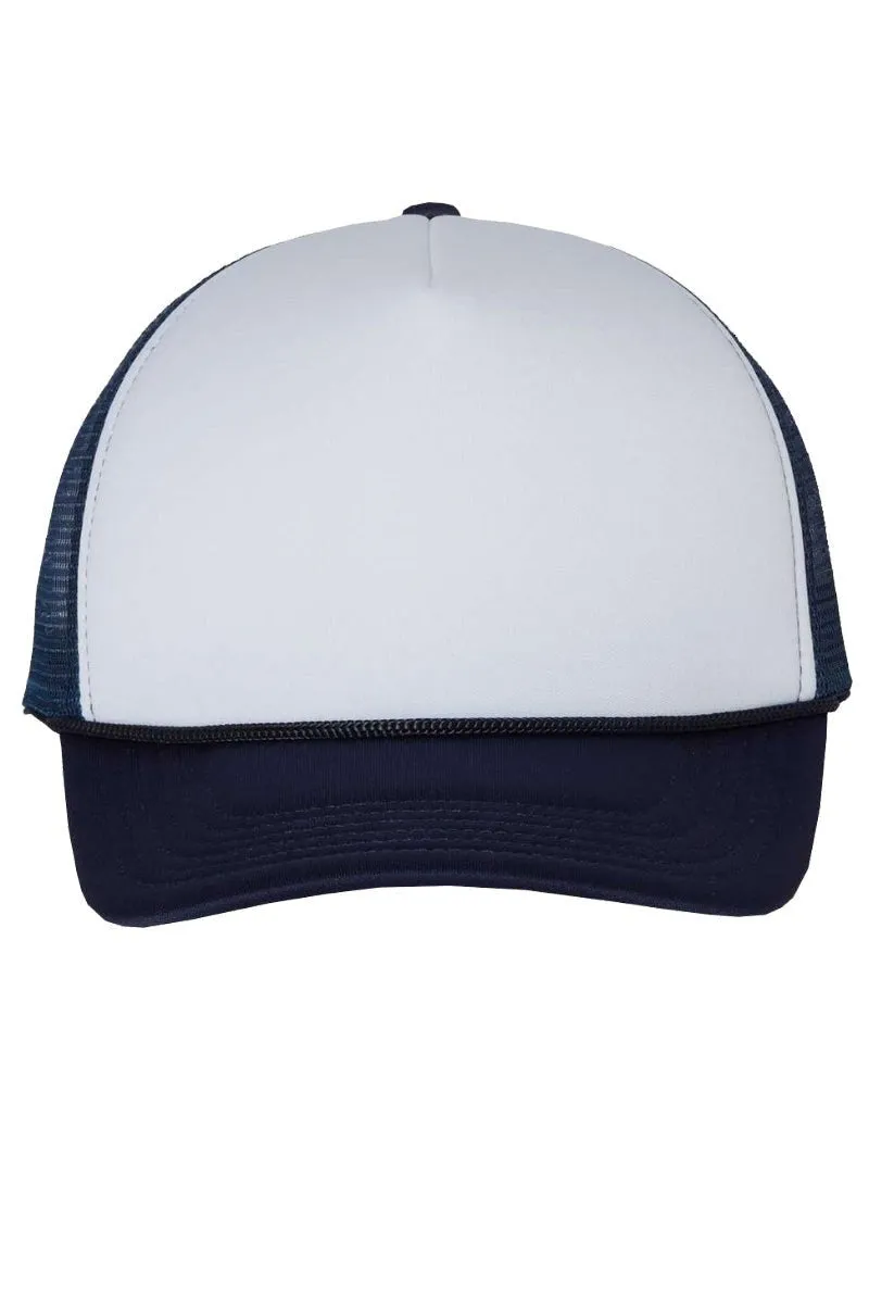 Glitter Leopard USA Foam Mesh Back Trucker Cap