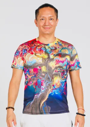 ''Glowing Tree'' - Graphic Short-Sleeve T-Shirt