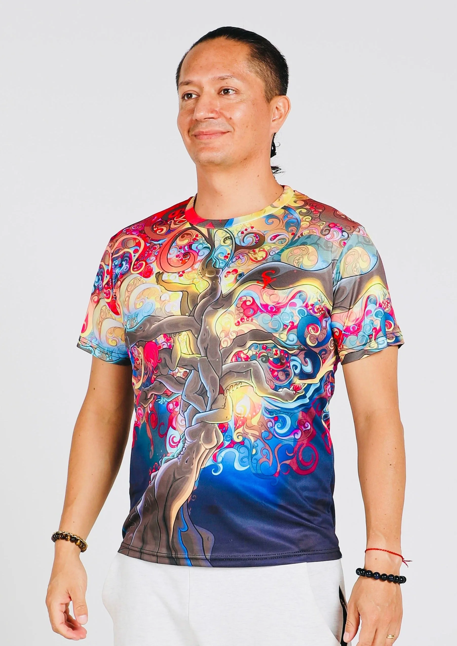 ''Glowing Tree'' - Graphic Short-Sleeve T-Shirt