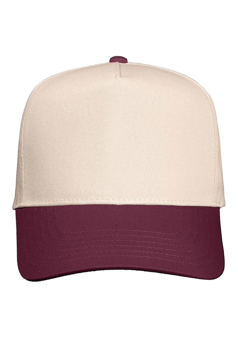 Go Ask Your Dad Embroidered Five Panel Twill Cap
