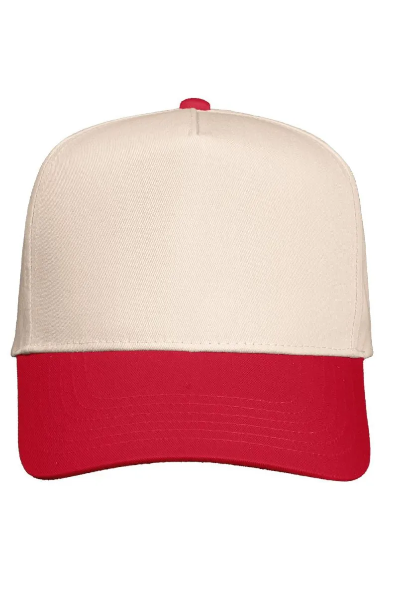 Go Ask Your Dad Embroidered Five Panel Twill Cap
