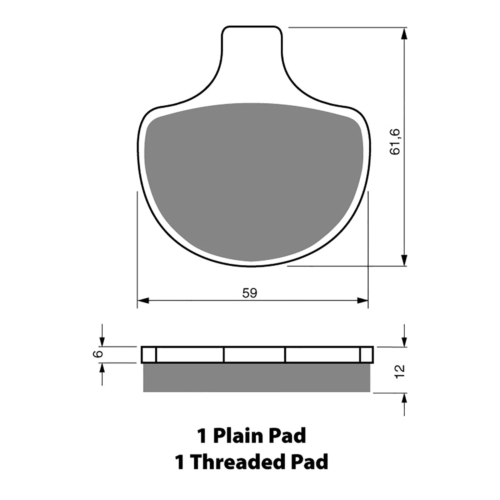 GOLDfren Brake Pads - S3 Sintered Sports